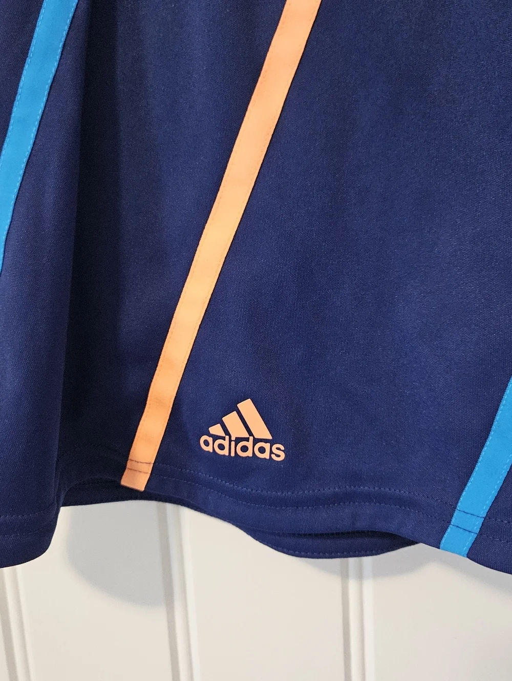 Adidas Roland Garros Paris Tennis Skirt/Skort‎ Blue/Orange Vintage Y2K Size M